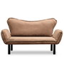 Atelier Del Sofa Chatto - Sofá-Cama de 2 Plazas Marrón Claro